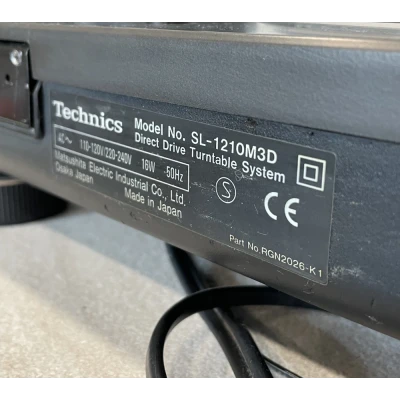 Technics SL-1210 M3D giradischi professionale trazione diretta